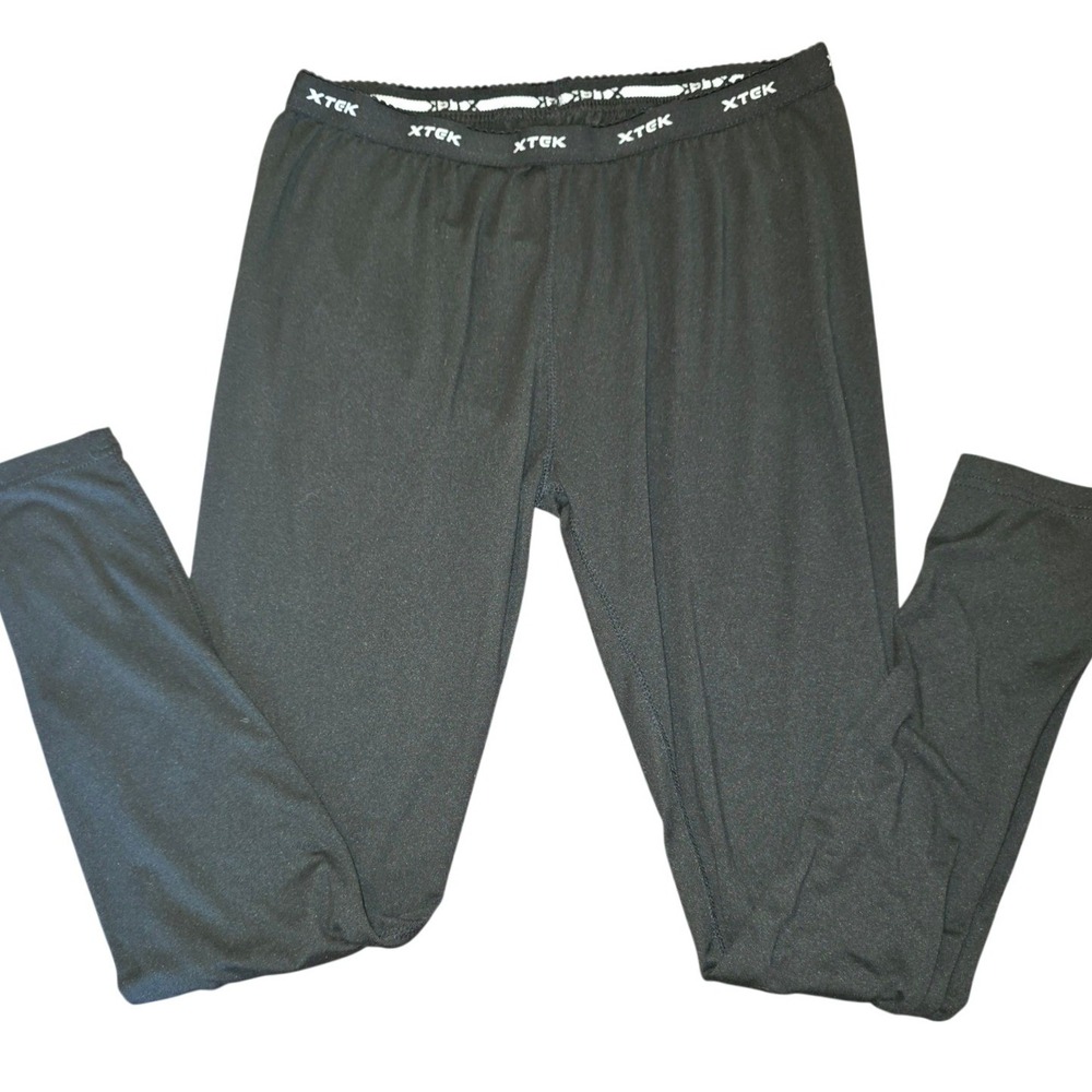 XTEK brand Size Large Black Long-Johns Add‎ under clothes for warmth!